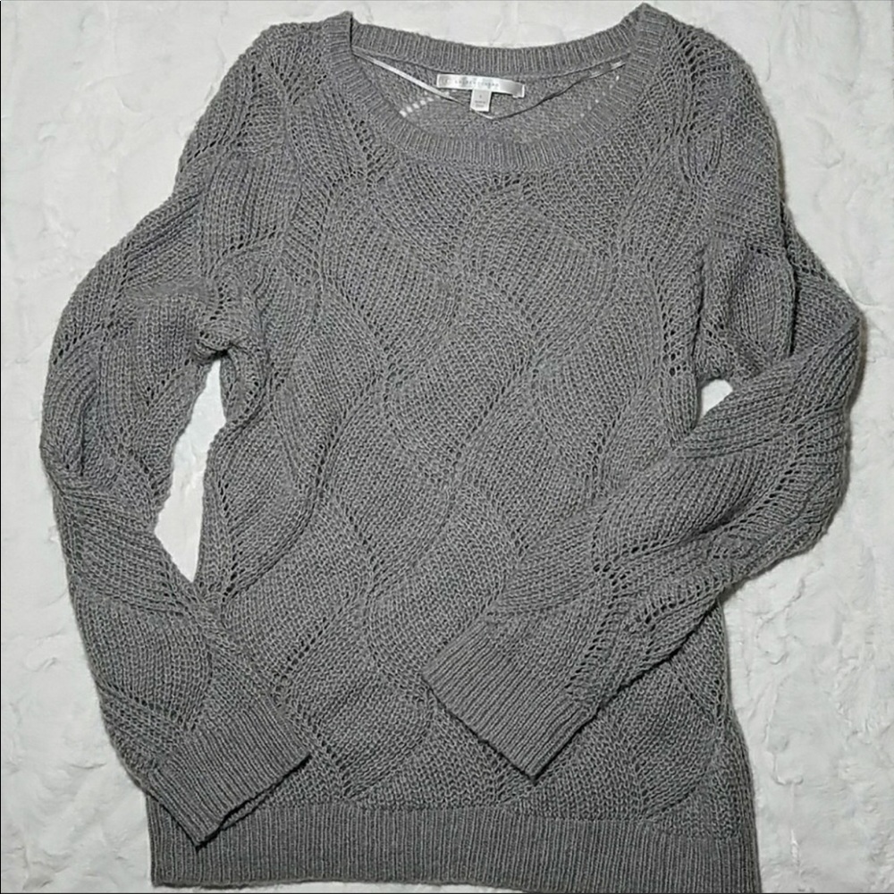 Lauren Conrad Gray Knit Sweater